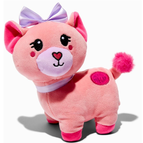 HEY ITS MEGAN Series 2 Plush Toy Pink Cat Discontinued Plushie Claires Exclusive - Picture 4 of 12